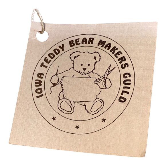 Teddy Bear Handmade Mohair Jointed Collectable Gae Sharp Stuffed Animal Toy Iowa - Picture 7 of 10